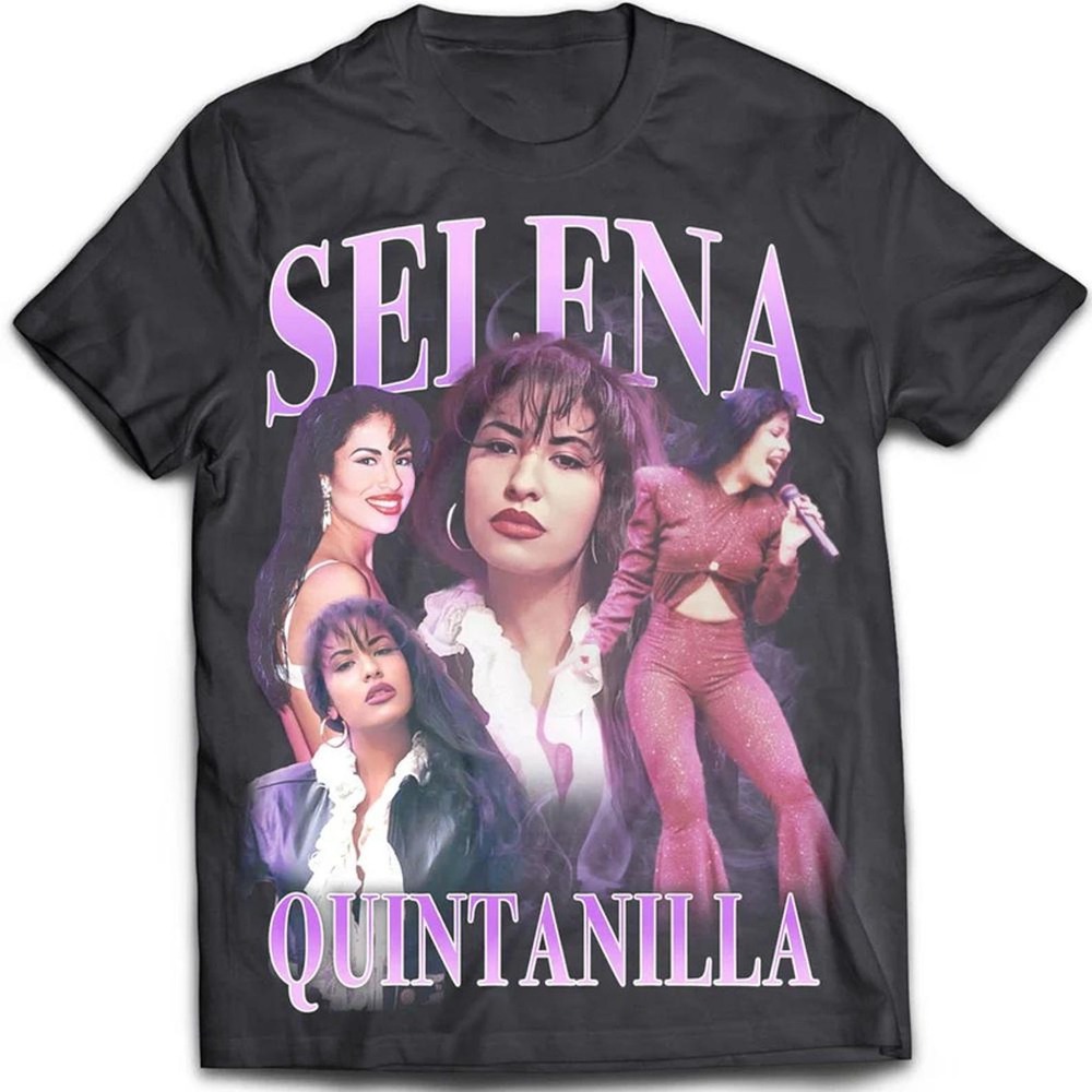 Selena Tribute T-Shirt Queen Of Tejano Music Icon Tee
